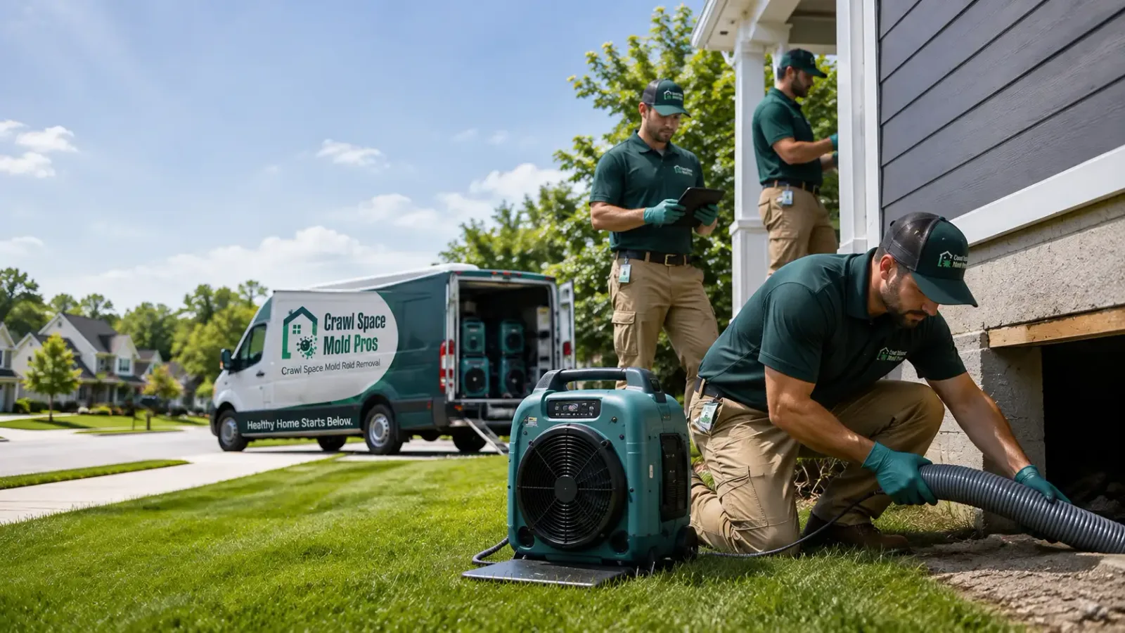 Crawl Space Mold Removal in Lincolnville, KS